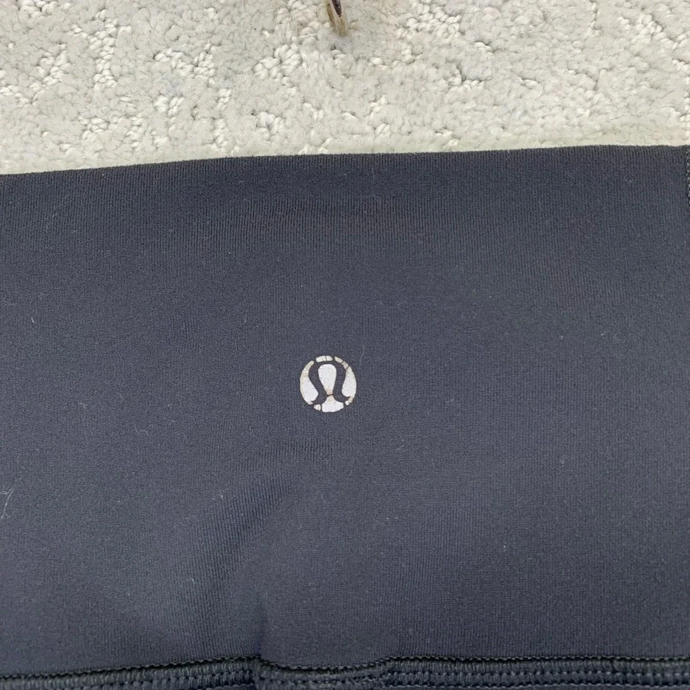 Lululemon Leggings Size 2??? Black/Grey Faded Yoga Pants‎ - Picture 6 of 13